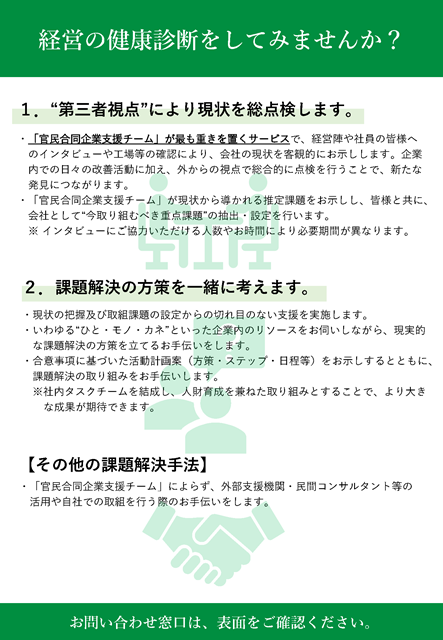 官民合同伴走型支援事業チラシ２