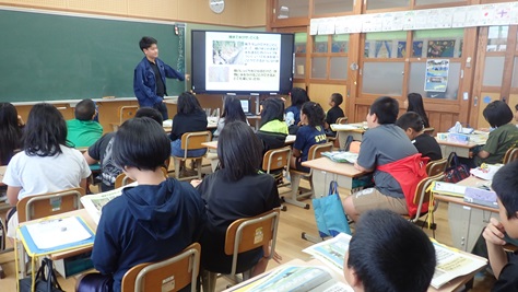 出張授業の様子